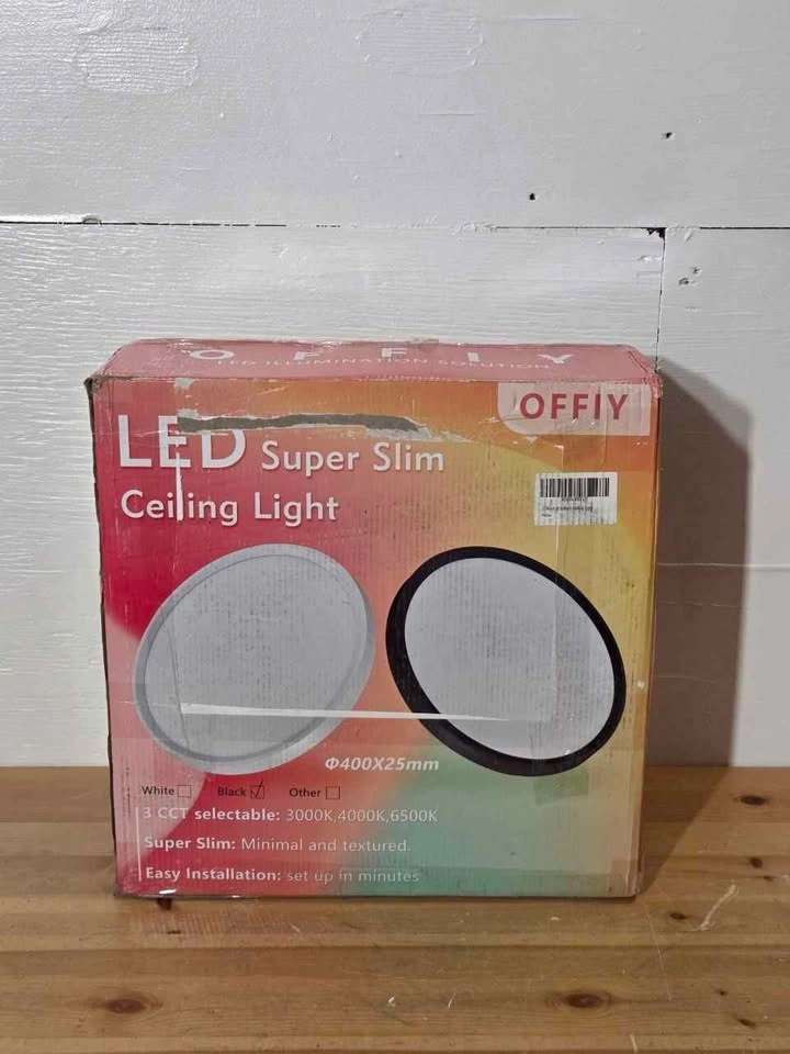 6 Pack 16 Inch LED Ceiling Lights Black - photo 5
