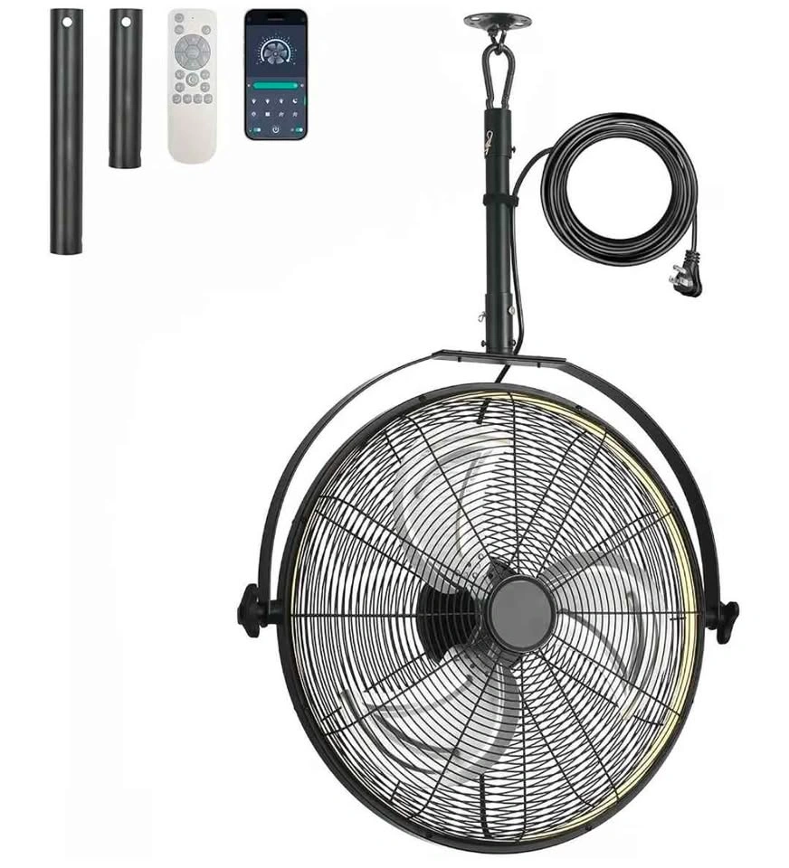 AHAWILL Outdoor Ceiling Fan with Light - photo 2