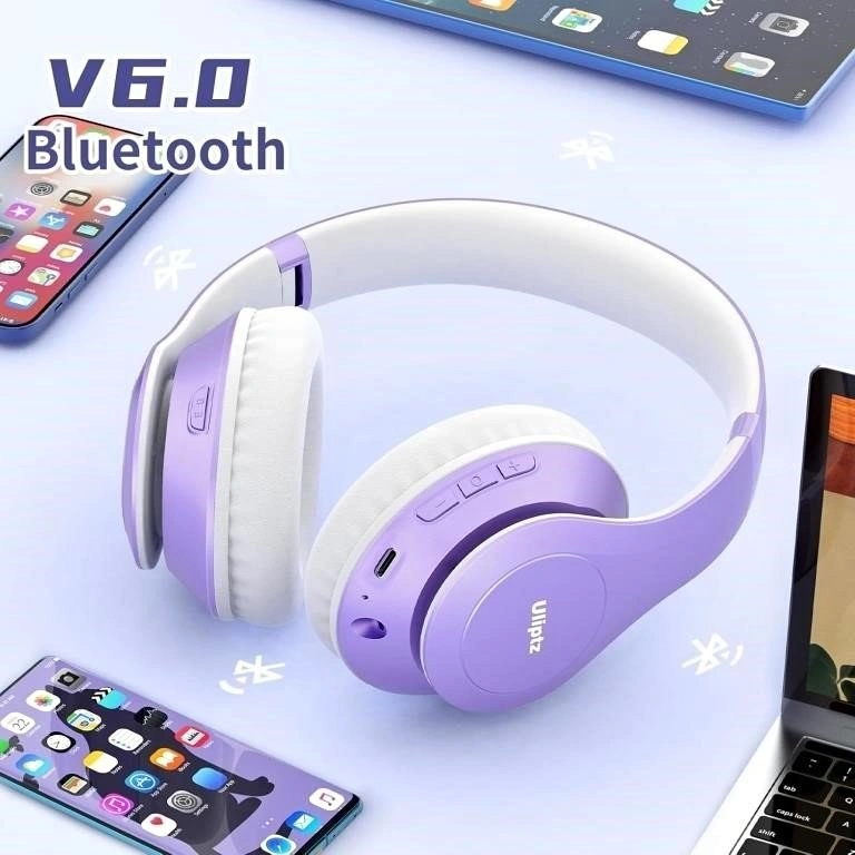 Wireless Bluetooth Headphones, 65H Playtime - Foldable