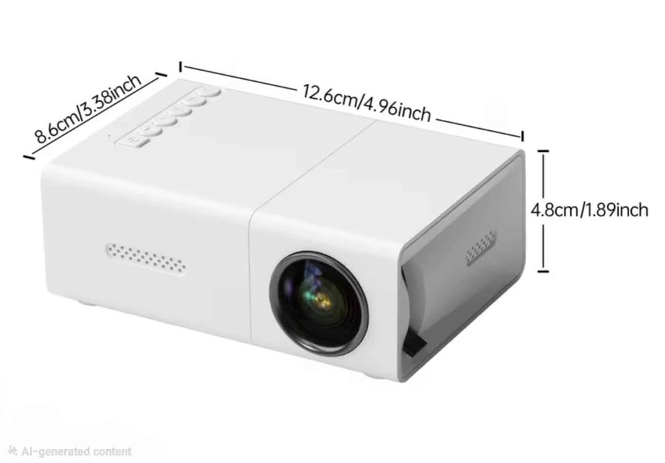 Portable LED Mini Projector - photo 2