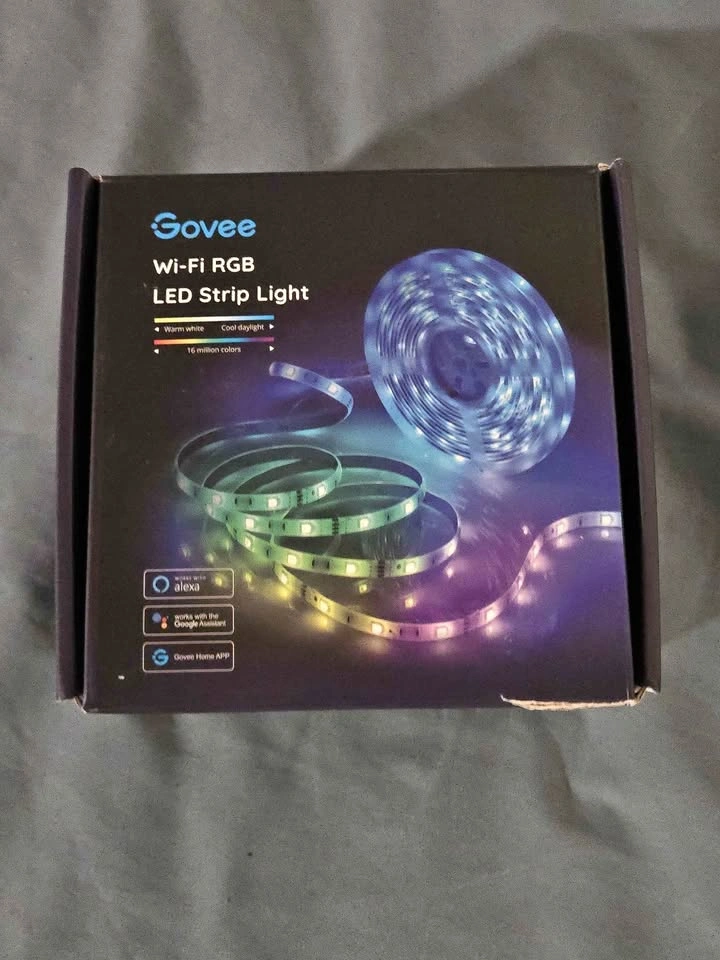 Govee Wi-Fi RGB LED Strip Lights – Smart App Control (2 Spools)