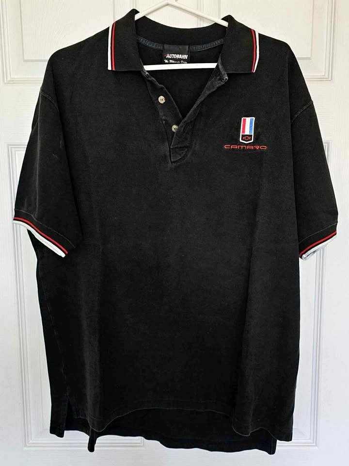 Chevrolet Camaro Embroidered Graphic Polo Shirt - Size Large