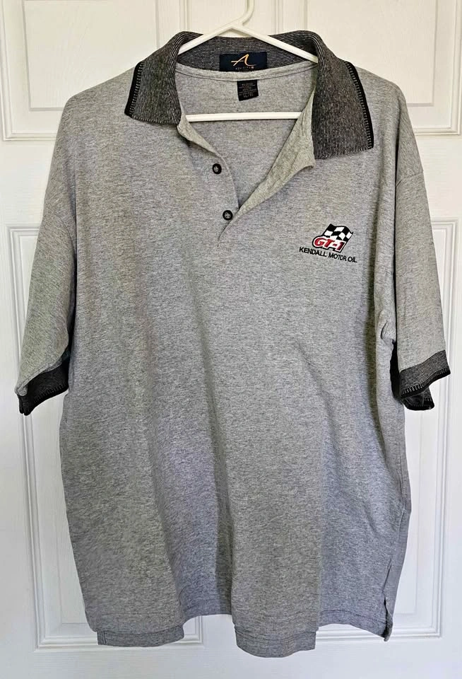 Vintage Ash City Kendall Motor Oil GT-1 Polo Shirt - Men's XL