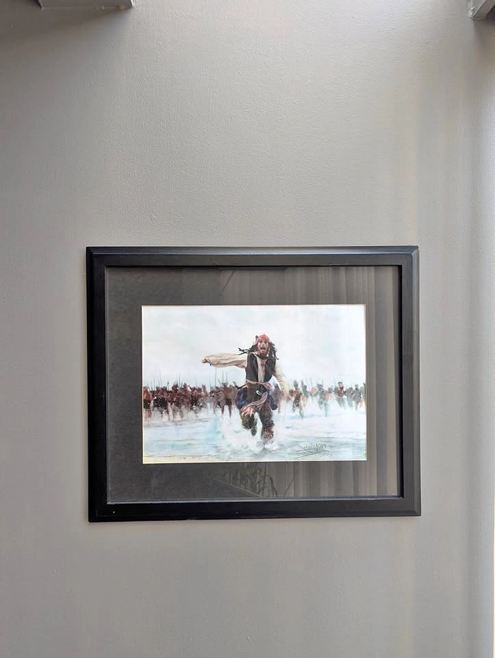 Framed Disney Painting - Pirates of the Caribbean 2