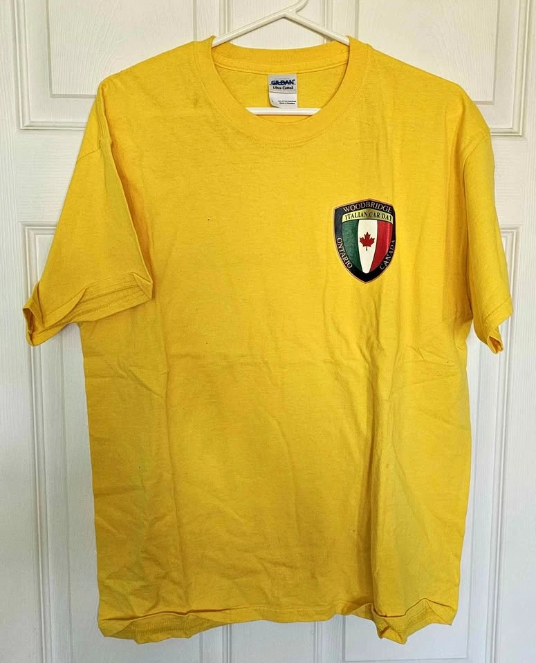 Woodbridge Italian Car Day Graphic T-Shirt - Size Large
