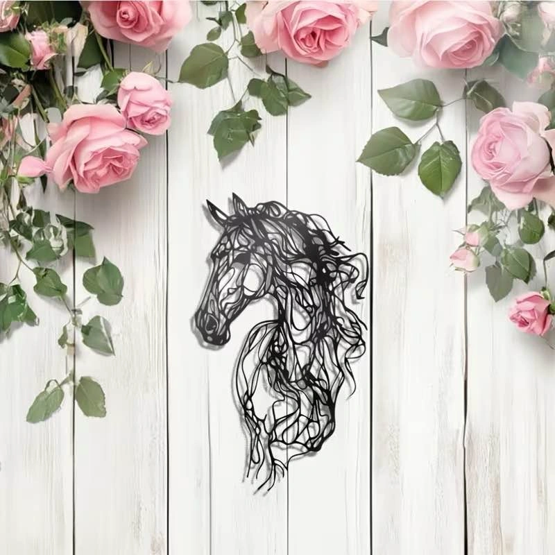 *NEW* Horse Metal Wall Art - photo 2
