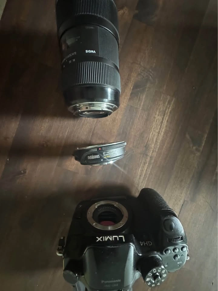 Panasonic GH4 4K Camera + Sigma 18-35mm f/1.8 + Metabones Kit - photo 5