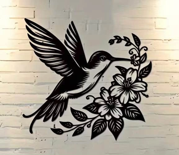*NEW* Hummingbird Metal Wall Art