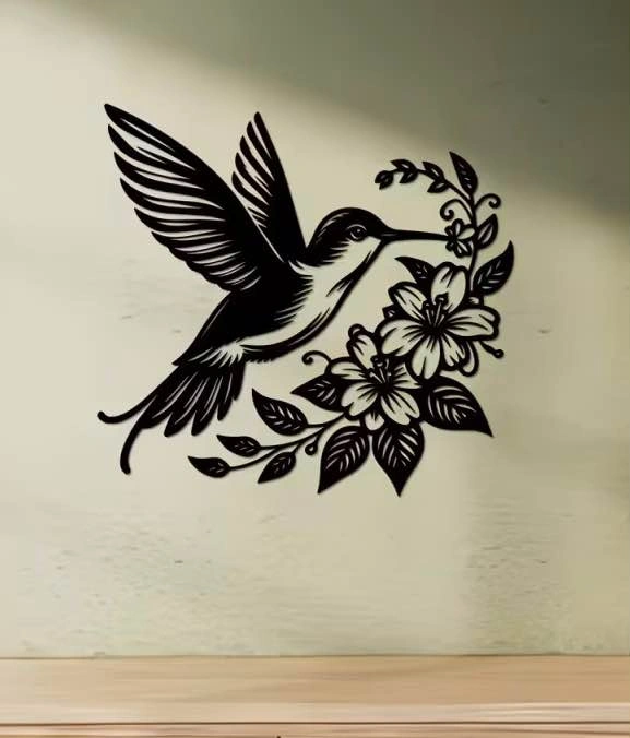 *NEW* Hummingbird Metal Wall Art - photo 2