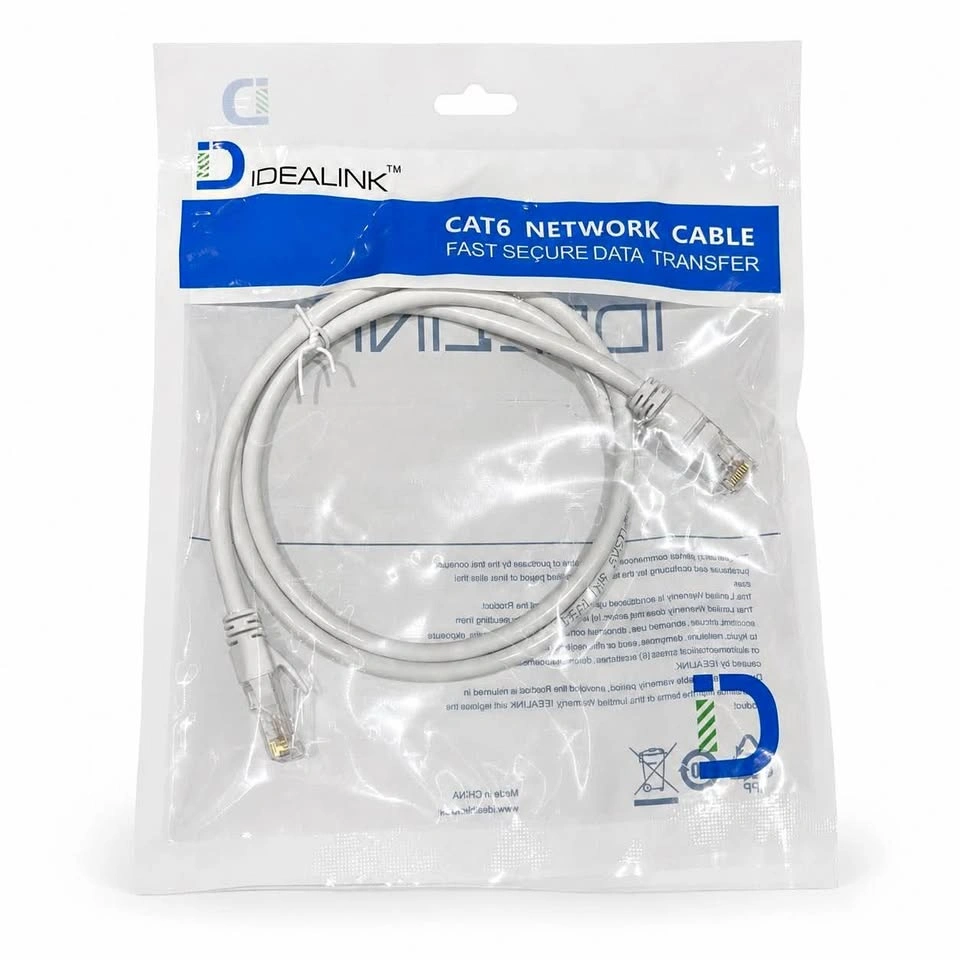 CAT6 Ethernet Network Cable (RJ45) – 1m, 2m & 10m Available