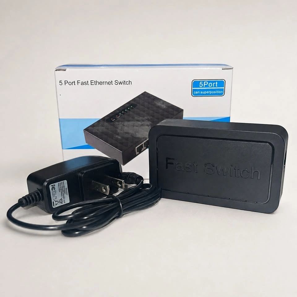 5-Port 10/100Mbps Fast Ethernet Network Switch
