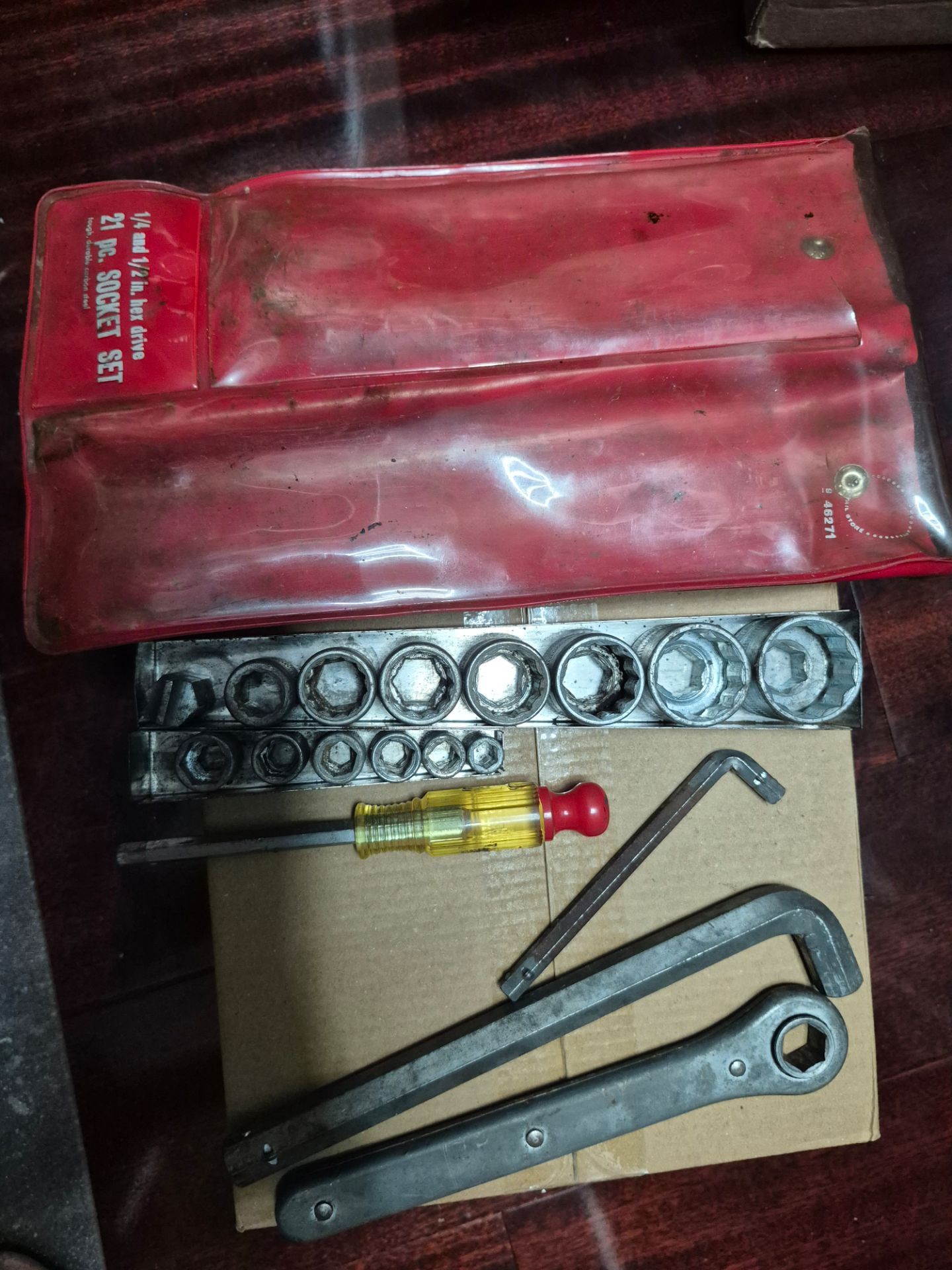 Sears mechanics sockets tool set