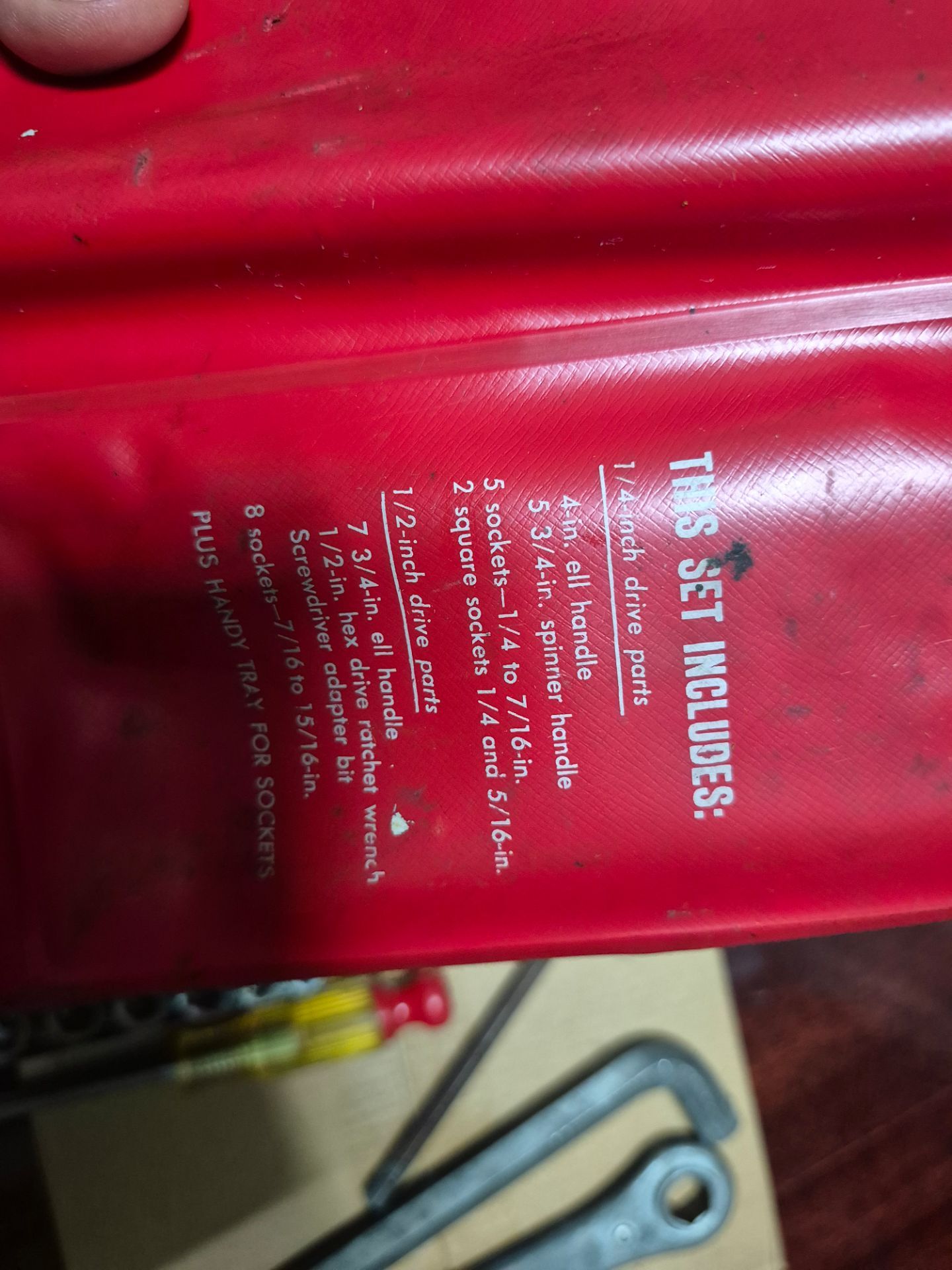 Sears mechanics sockets tool set - photo 3