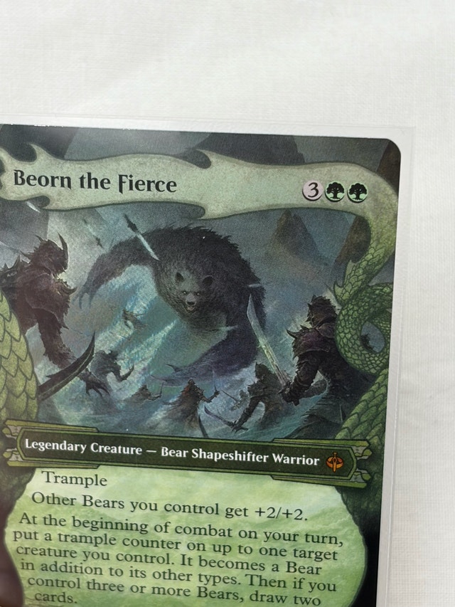 MTG Beorn the Fierce #266 The Hobbit Dragon Hoard Surge Foil - photo 2