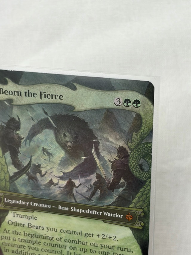 MTG Beorn the Fierce #266 The Hobbit Dragon Hoard Surge Foil - photo 3