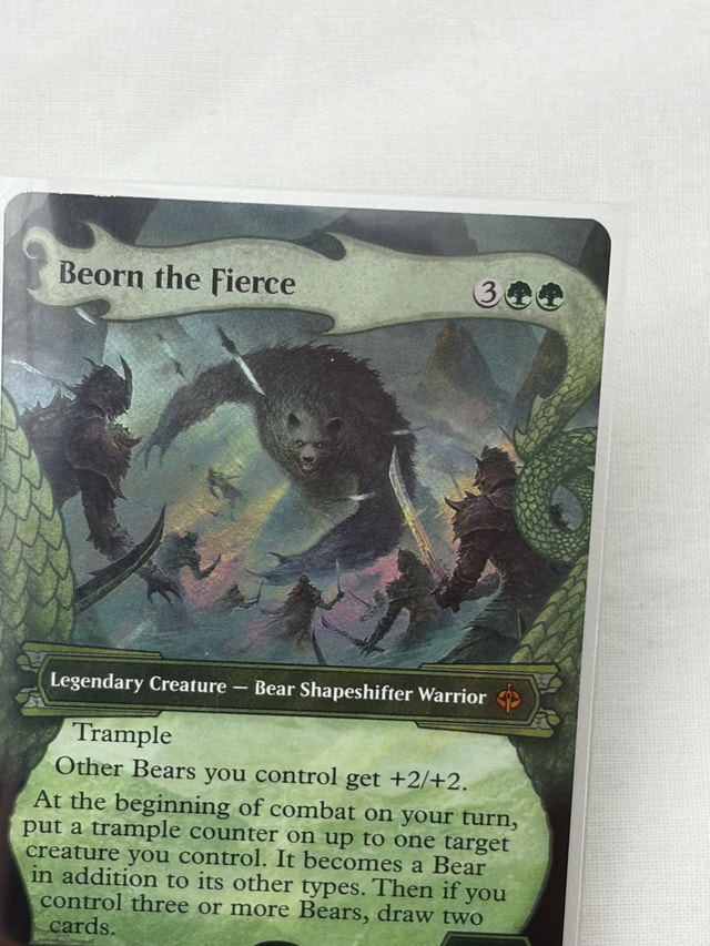 MTG Beorn the Fierce #266 The Hobbit Dragon Hoard Surge Foil - photo 4