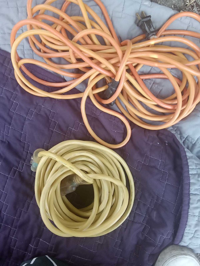 2 Extension Cords: 50 ft and 30 ft