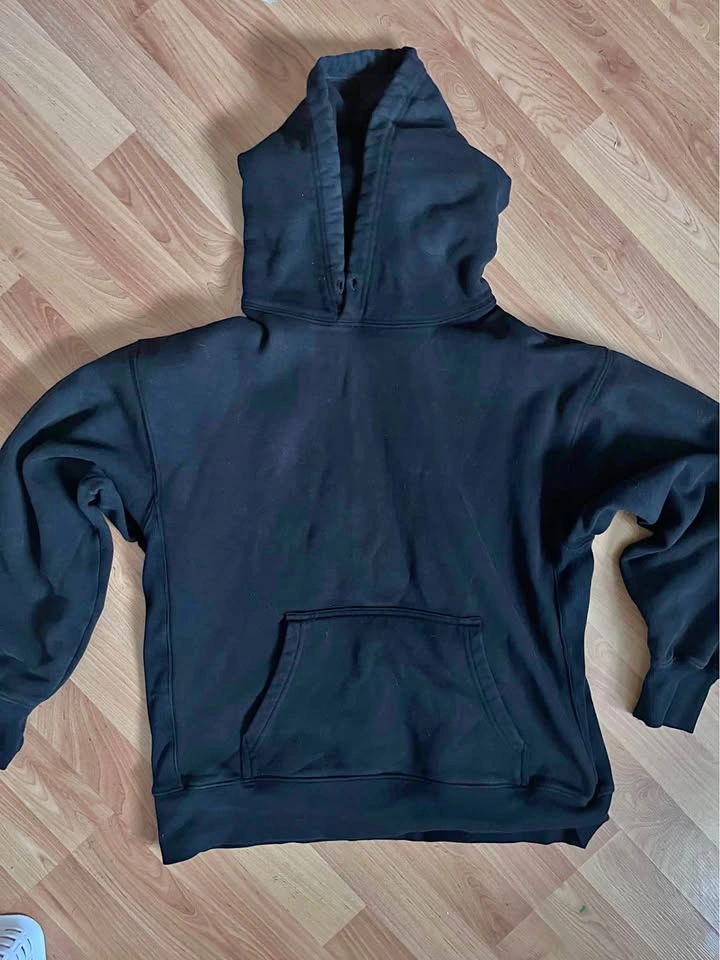 Black Tna cozy boyfriend hoodie