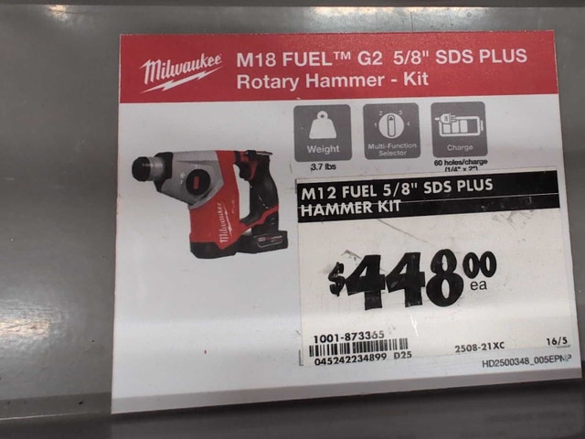 Looking for Milwaukee M18 tools