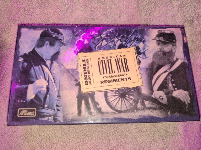 W. Britain American Civil War Union Infantry Firing