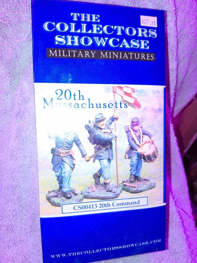 The Collectors Showcase 20th Massachusetts Military Miniatures