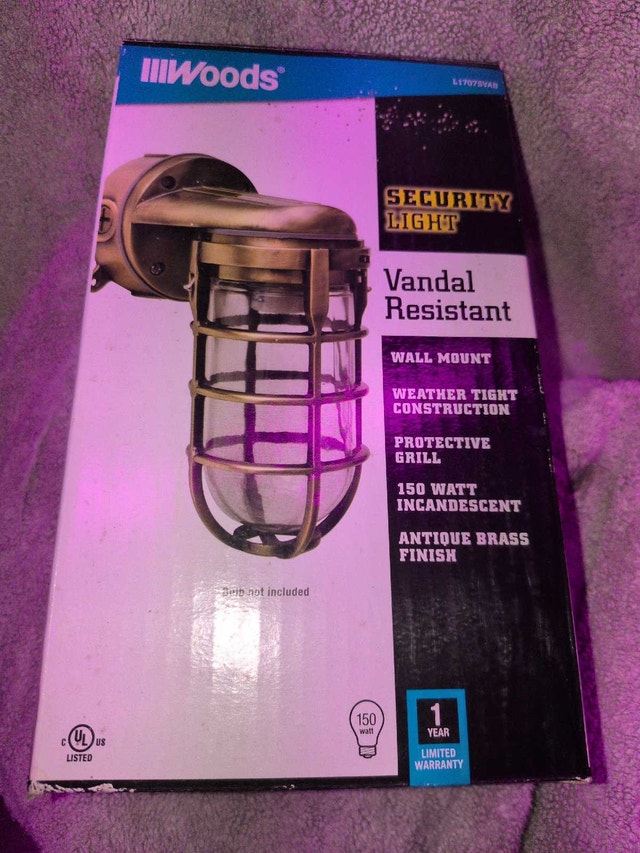 Woods Vandal Resistant Security Light