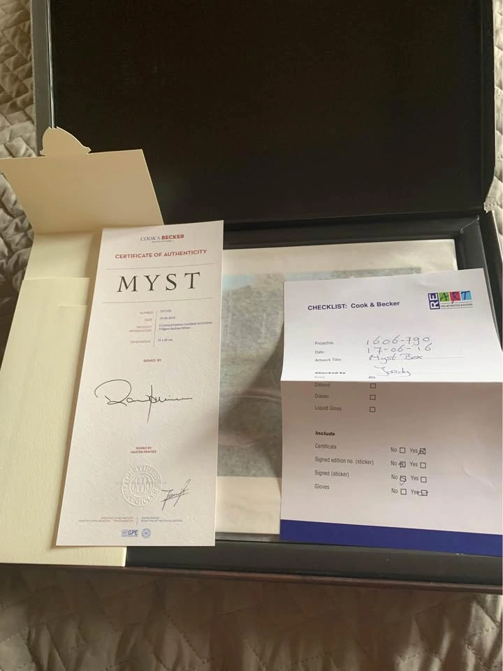 Myst prints rare limited edition - photo 2