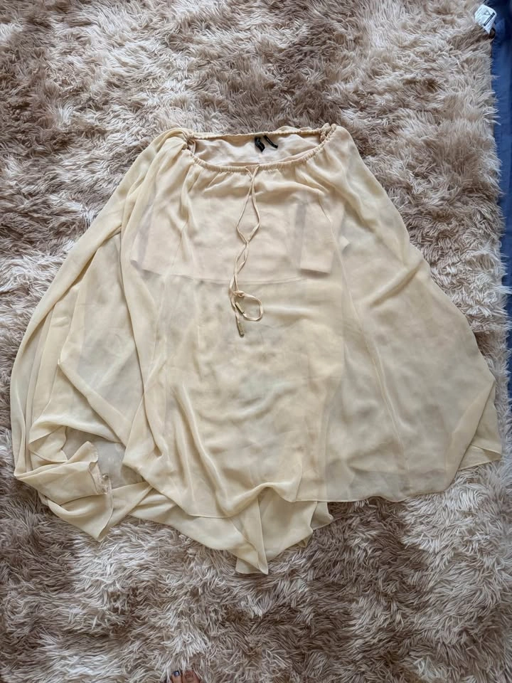 Marciano Beige Sheer Dress - photo 3