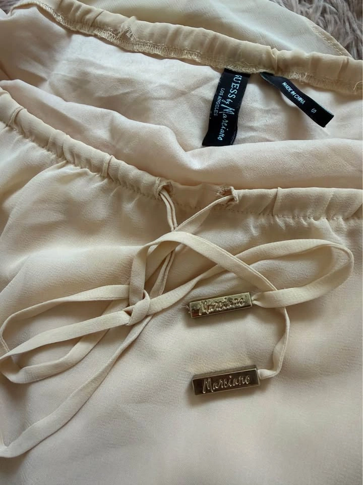 Marciano Beige Sheer Dress - photo 4