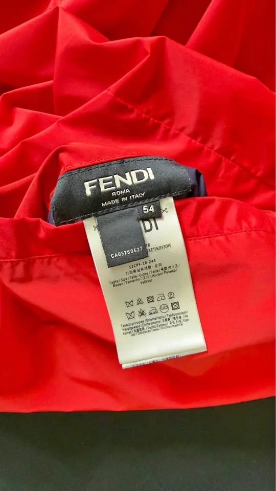 Fendi Bag Bugs Windbreaker Jacket