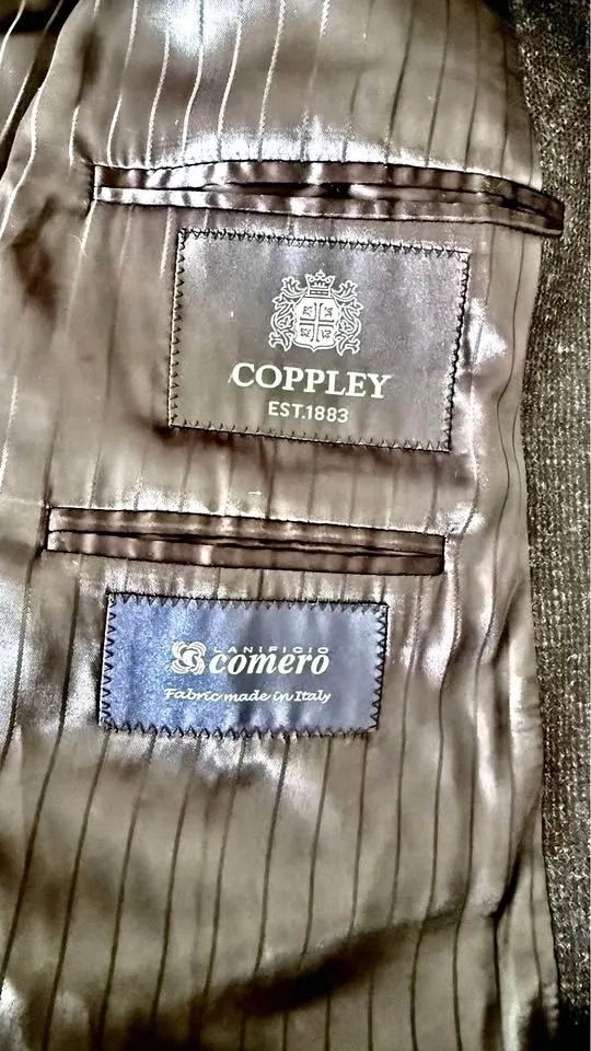 Coppley Neat Topcoat Grey Size 56/REG