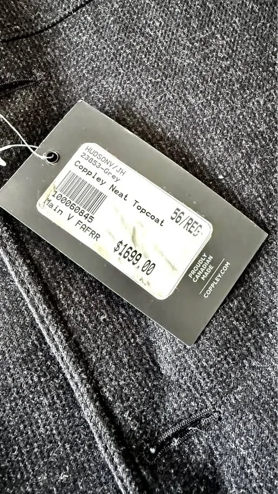 Coppley Neat Topcoat Grey Size 56/REG - photo 3
