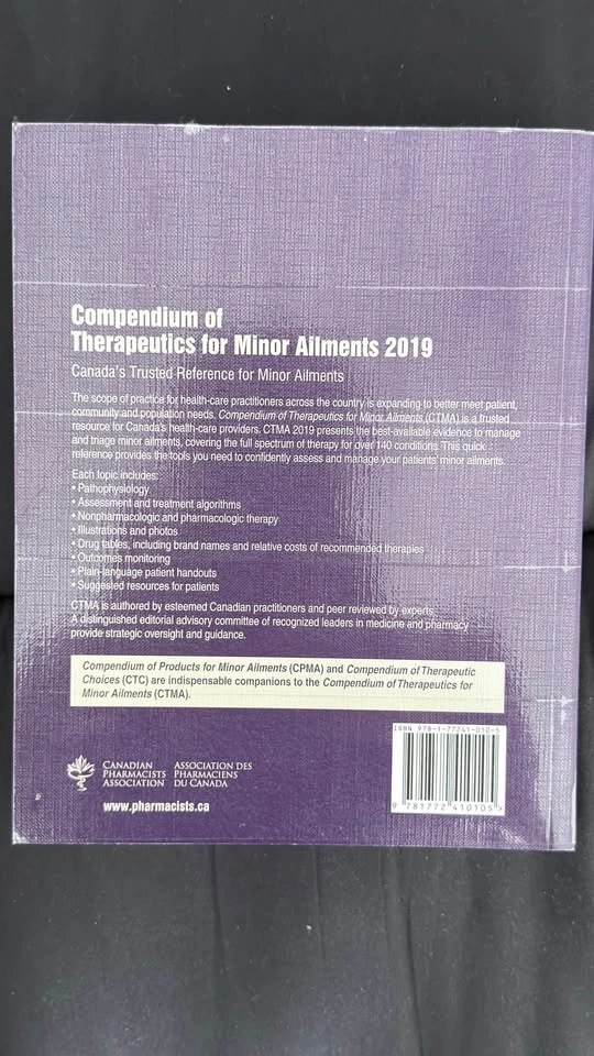 CTMA 2019 Compendium of Therapeutics for Minor Ailments - photo 2