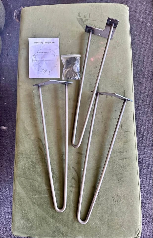 Metal Hairpin Legs - set of 3