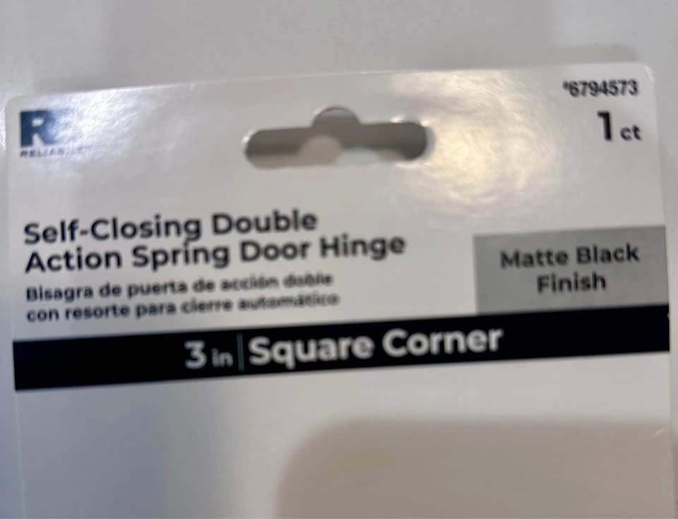 Door Hinges - self closing, double action spring, set of 4 - photo 2