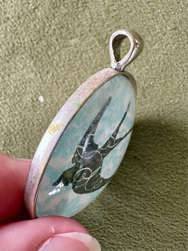 Bird necklace pendant - photo 2