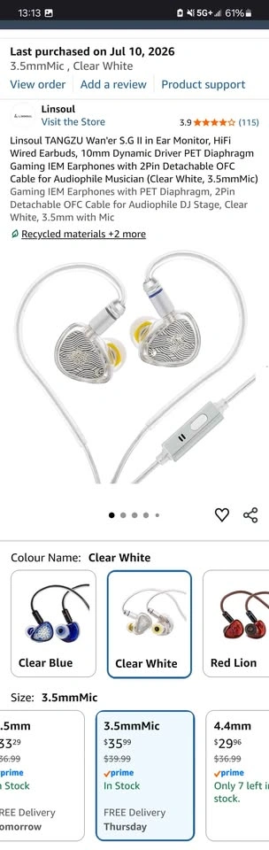 Linsoul TANGZU Wan'er S.G II in Ear Monitor - photo 4