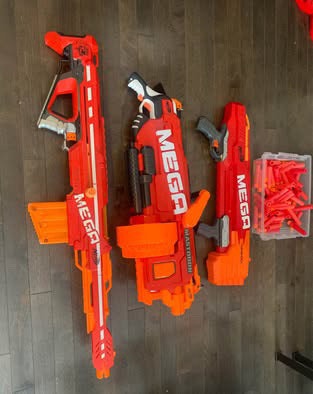 Nerf Mega Blasters set