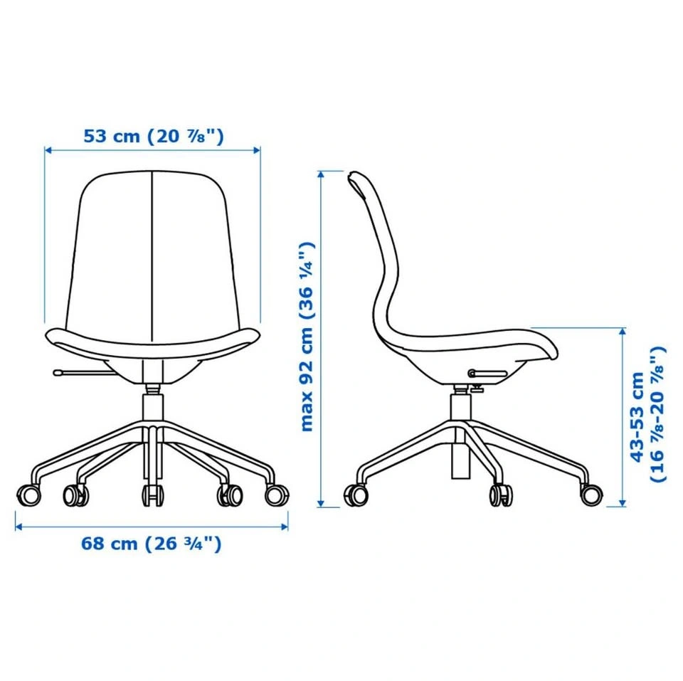 IKEA LÅNGFJÄLL Office Chair - photo 5