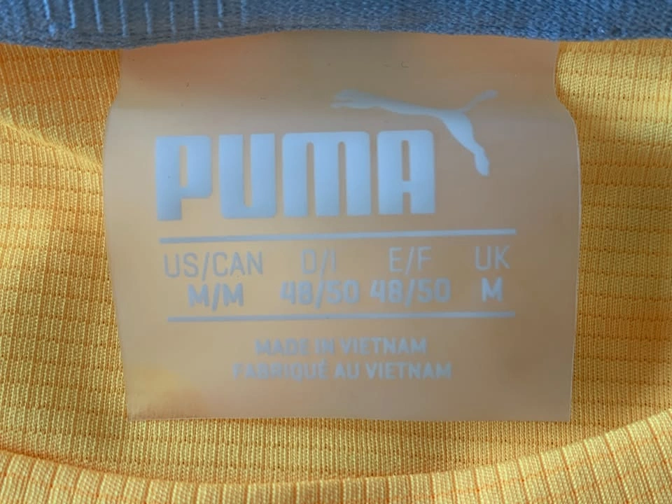 Brand New Men's PUMA Exercising T-shirt in Bright Yellow - photo 4