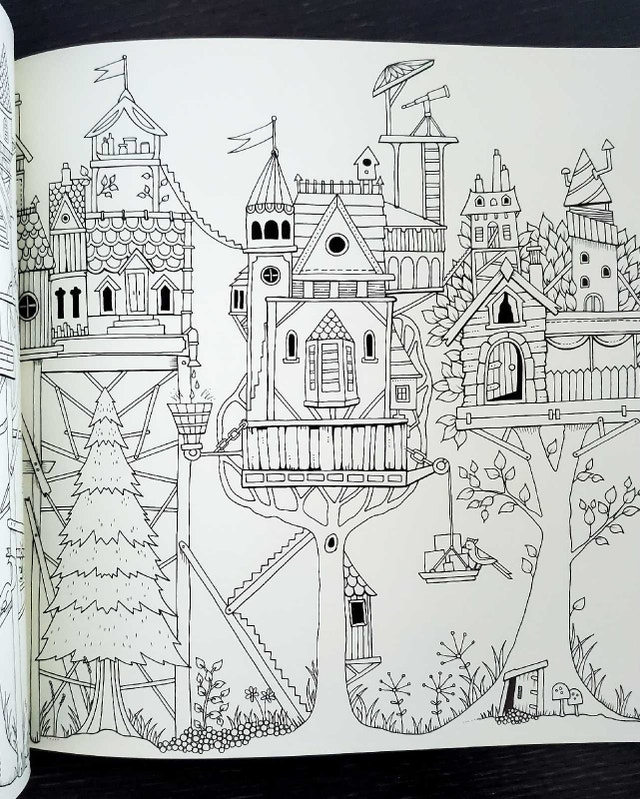Johanna Basford Enchanted Forest Coloring Book - photo 4