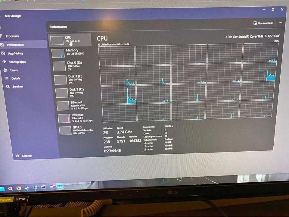 Intel Core i7 12700KF cpu