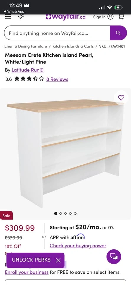Kitchen Island with storage - Moving Sale! - photo 3