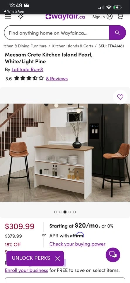 Kitchen Island with storage - Moving Sale! - photo 4