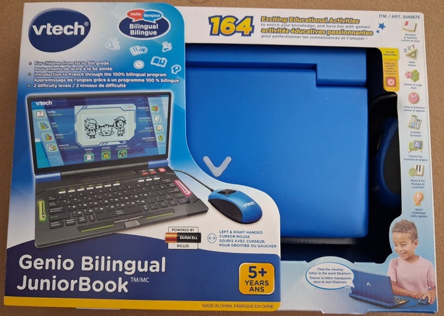 VTech Genio Bilingual JuniorBook Learning Laptop for Kids