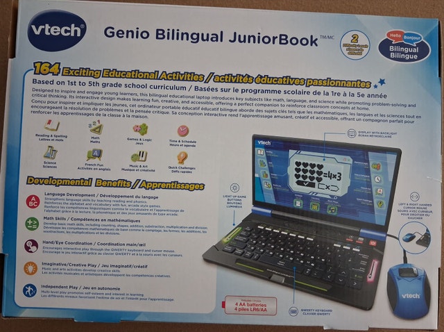 VTech Genio Bilingual JuniorBook Learning Laptop for Kids - photo 2