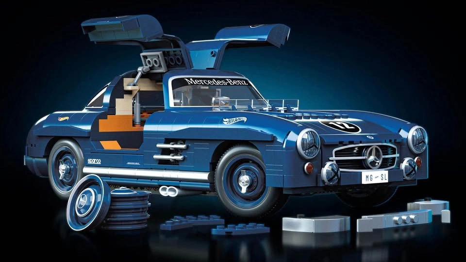 Mattel Brick Shop Hot Wheels Mercedes-Benz 300 SL (HWW25) - photo 3