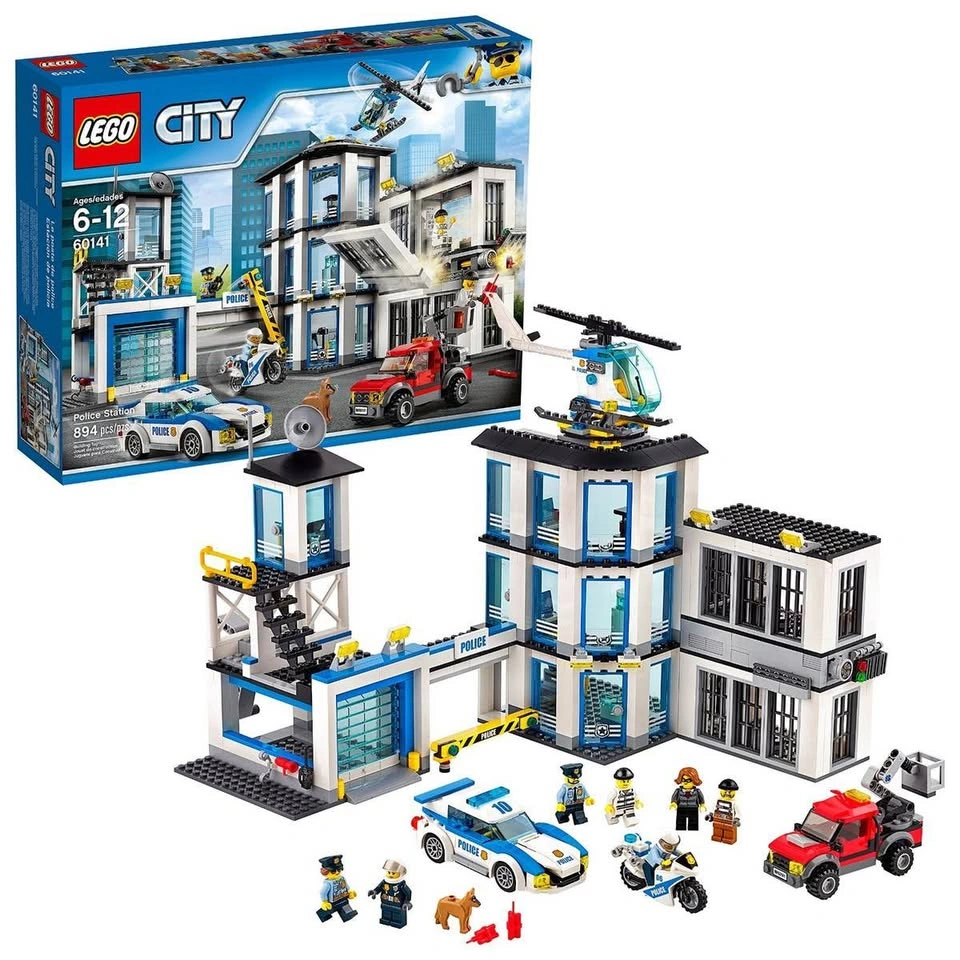 Lego City Police Station Building Toy Set (60141) Retired 2017 - photo 3