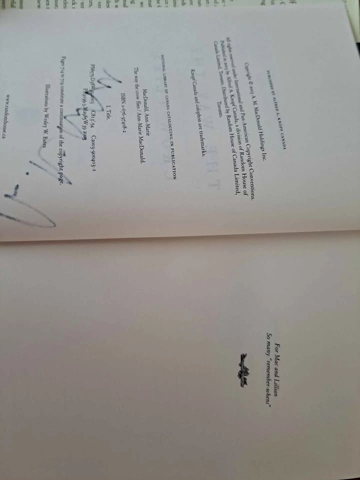 The Way The Crow Flies - A. M. MacDonald, Signed First Edition - photo 3