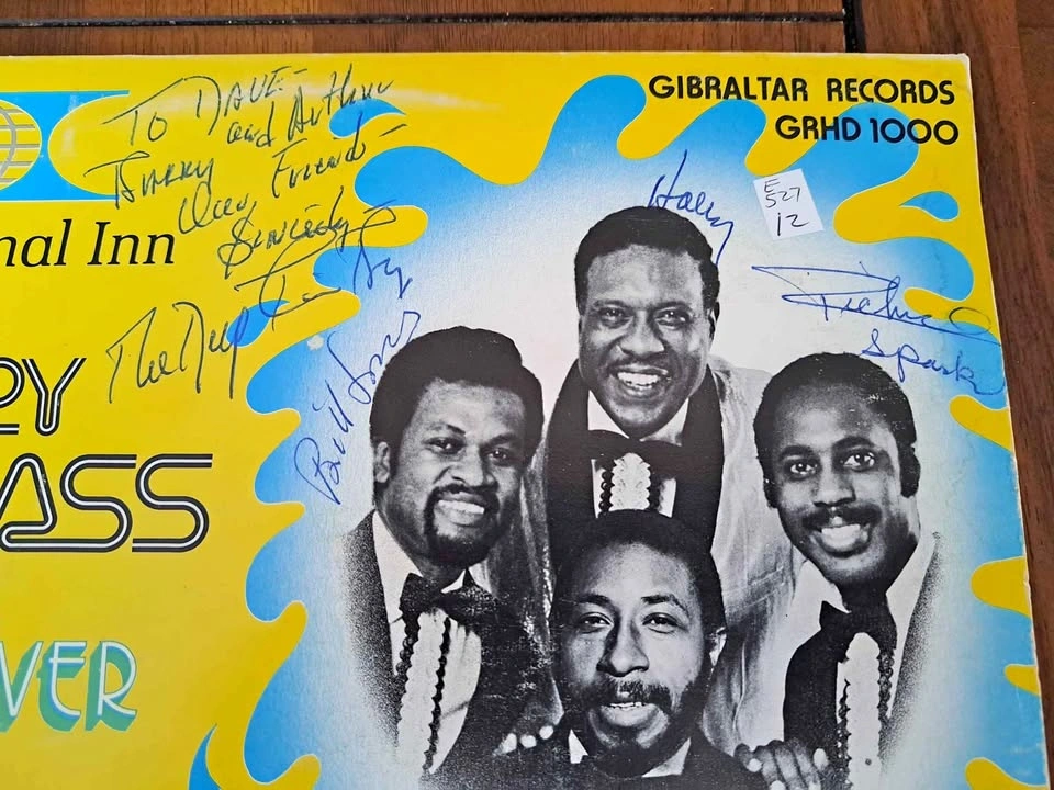 Harry Douglas and the Deep River Boys Signed Record